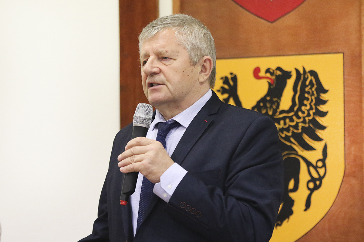 Na zdjęciu: Zbigniew Ptak, propagator rozwoju dróg wodnych w rejonie delty Wisły