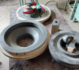 Wirniki do pomp - odlewy - stal inox, brąz, żeliwo, Mo, cnc