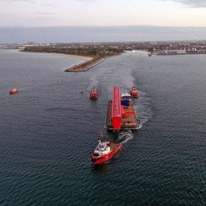 Transport suwnicy Konecranes z Gdańska