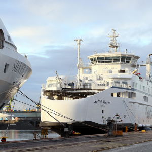 Salish Heron, prom pasażersko-samochodowy budowany przez stocznię Remontowa Shipbuilding SA
