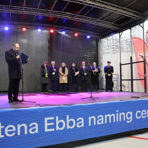 Ceremonia chrztu najnowszego promu  Stena Ebba