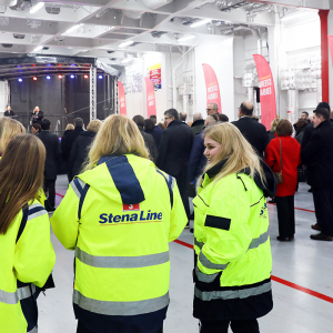 Ceremonia chrztu najnowszego promu  Stena Ebba