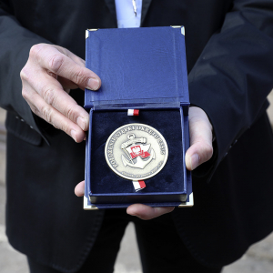 Uroczystość położenia stępki pod budowę ORP Rybitwa