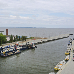 Rozbudowa portu we Fromborku. Fot. Sławomir Lewandowski / PortalMorski.pl