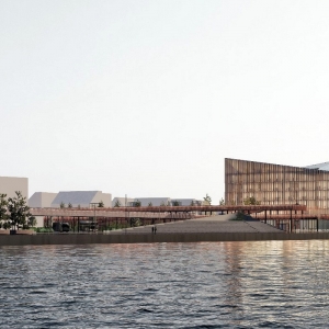 Wizualizacje nowego terminalu i terenów wokół niego.