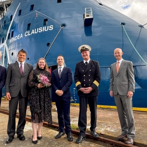 WINDEA Clausius - ceremonia chrztu. Fot.: Ulstein Group