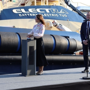 Królowa Maria chrzci holownik. Fot.: Copenhagen Malmö Port