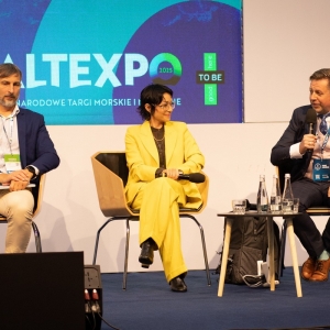 Uczestnicy panelu BALTEXPO, poświęconego nowym technologiom.