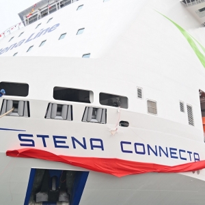 Uroczystość nadania imienia Stena Connecta nowemu statkowi Stena Line.