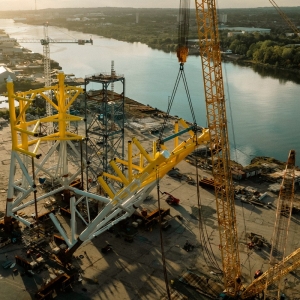 Konstrukcja wsporcza typu jacket. Fot.: Smulders