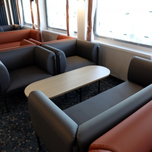 Część wypoczynkowa dla pasażerów.