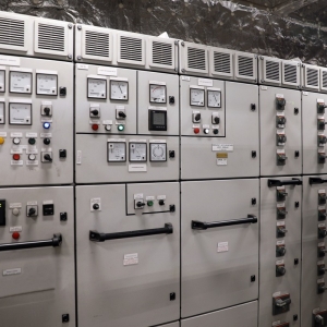 Pomieszczenie rozdzielnic systemu energii.