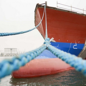 Prezentacja kadłuba drugiej jednostki OPV2, zbudowanego dla fińskiej Straży Granicznej.