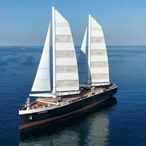 Neoliner Origin pod żaglami. Fot.: RMK Marine