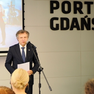 Uroczystość zakończenia rozbudowy Nabrzeża Bytomskiego w Porcie Gdańsk.