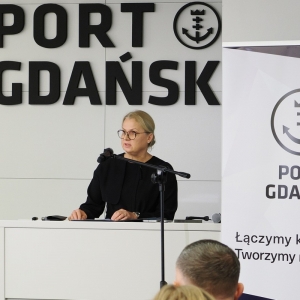 Uroczystość zakończenia rozbudowy Nabrzeża Bytomskiego w Porcie Gdańsk.
