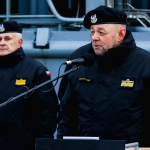 Uroczyste pożegnanie Polskiego Kontyngentu Wojskowego Czernicki 2026 w Porcie Wojennym w Świnoujściu 2 stycznia 2026 r.  