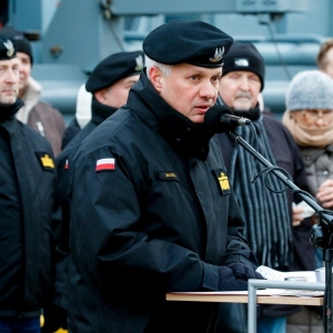 Uroczyste pożegnanie Polskiego Kontyngentu Wojskowego Czernicki 2026 w Porcie Wojennym w Świnoujściu 2 stycznia 2026 r.  