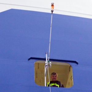 Uroczysty chrzest promu Jantar Unity w Szczecinie. 