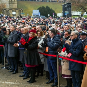 Uroczysty chrzest promu Jantar Unity w Szczecinie. 
