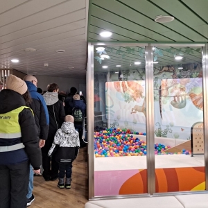 Zwiedzanie nowego promu Jantar Unity w Szczecinie.