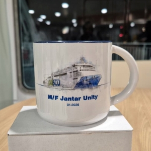 Pamiąkowy kubek z Jantarem Unity.