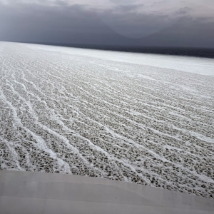 Pocztówka z lodowego chrztu (rejsu) Jantara.