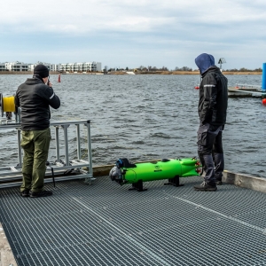 Test „Piranii” w Gdańsku Sobieszewie, na Martwej Wiśle.