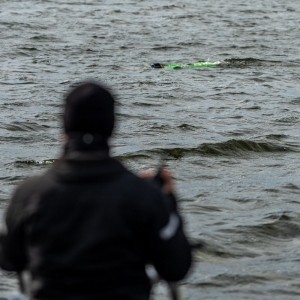 Test „Piranii” w Gdańsku Sobieszewie, na Martwej Wiśle.