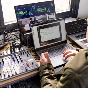 Test „Piranii” w Gdańsku Sobieszewie, na Martwej Wiśle.