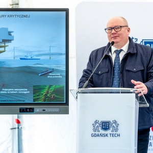 Test „Piranii” w Gdańsku Sobieszewie, na Martwej Wiśle.