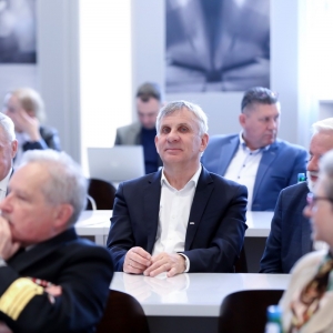 Obrady Forum Okrętowego w Sali Tradycji Gdańskiej Stoczni Remontowej, 15 kwietnia 2026 r.