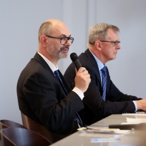 Obrady Forum Okrętowego w Sali Tradycji Gdańskiej Stoczni Remontowej, 15 kwietnia 2026 r.