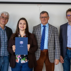 Absolwenci II edycji studiów podyplomowych „Budowa Okrętów” w Instytucie Budowy Okrętów Politechniki Gdańskiej.