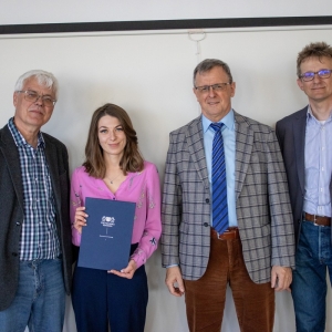 Absolwenci II edycji studiów podyplomowych „Budowa Okrętów” w Instytucie Budowy Okrętów Politechniki Gdańskiej.