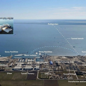 Infografika tunelu między Danią a Niemcami. Fot. Sund & Bælt /materiały prasowe