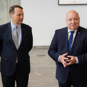 Marek Kiersnowski - Stena Line i wicepremier Radosław Sikorski.