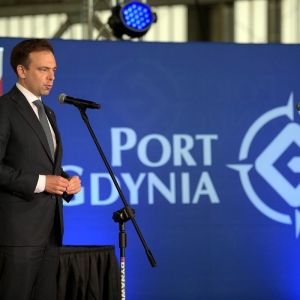 Podpisanie umowy na dzierżawę terenu po dawnym Vistalu Offshore w Porcie Gdynia. Fot.: AM-STUDIO