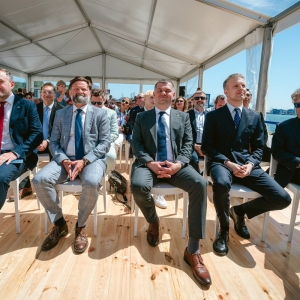 Uroczystość rozpoczęcia operacyjnej eksploatacji nowych suwnic w BCT Gdynia. Fot.: Tomek Kamiński