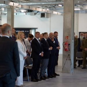 Uroczystość otwarcia Centrum Elektroniki Militarnej OBR Centrum Techniki Morskiej w Gdyni.