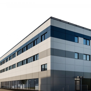 Centrum Elektroniki Militarnej mieści się w trzykondygnacyjnym budynku o powierzchni całkowitej 2180 m kw., w którym na jedną zmianę pracować będzie mogło 70 osób.
