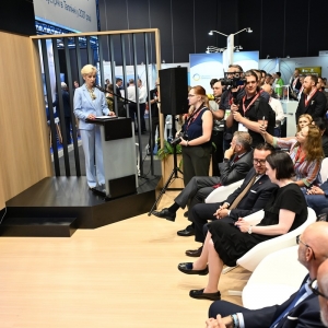 Prezesi PGE, ORLEN, Enei i Taurona podpisali podczas Konferencji na rzecz Odbudowy Ukrainy (URC 2026) w Gdańsku list intencyjny o współpracy przy odbudowie i modernizacji ukraińskiego sektora energetycznego. Fot. PAP/S. Leszczyński