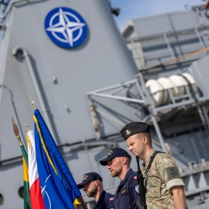 Ceremonia przekazania obowiązków odbyła się 30 czerwca w Kłajpedzie na Litwie. Zdjęcia: Lithuanian Navy