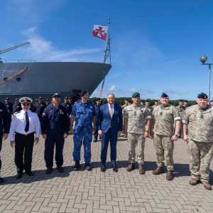 Ceremonia przekazania obowiązków odbyła się 30 czerwca w Kłajpedzie na Litwie. Zdjęcia: Lithuanian Navy