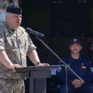 Ceremonia przekazania obowiązków odbyła się 30 czerwca w Kłajpedzie na Litwie. Zdjęcia: Lithuanian Navy