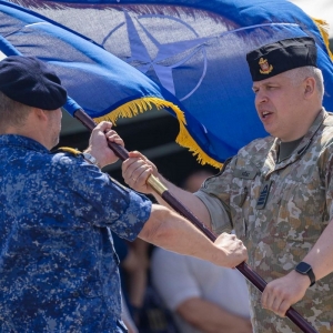Ceremonia przekazania obowiązków odbyła się 30 czerwca w Kłajpedzie na Litwie. Zdjęcia: Lithuanian Navy