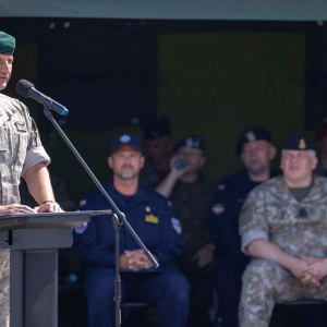 Ceremonia przekazania obowiązków odbyła się 30 czerwca w Kłajpedzie na Litwie. Zdjęcia: Lithuanian Navy
