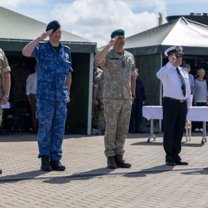 Ceremonia przekazania obowiązków odbyła się 30 czerwca w Kłajpedzie na Litwie. Zdjęcia: Lithuanian Navy