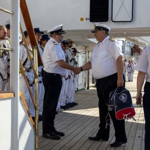 Dar Młodzieży podczas International Parade of Sail, w Nowym Jorku 4 lipca 2026 roku.  Fot. Adrian Dopke