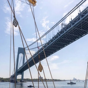Dar Młodzieży podczas International Parade of Sail, w Nowym Jorku 4 lipca 2026 roku.  Fot. Adrian Dopke